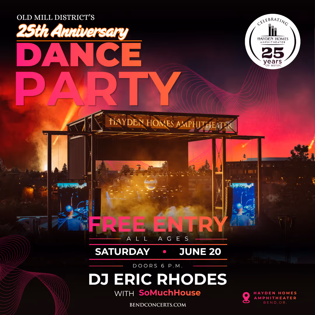 Old Mill District's 25th Anniversary Dance Party