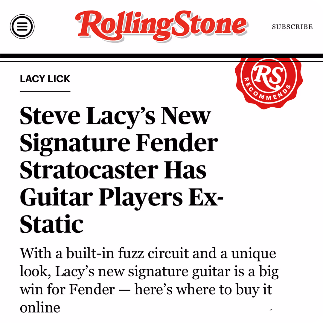 Fender - RollingStone Article