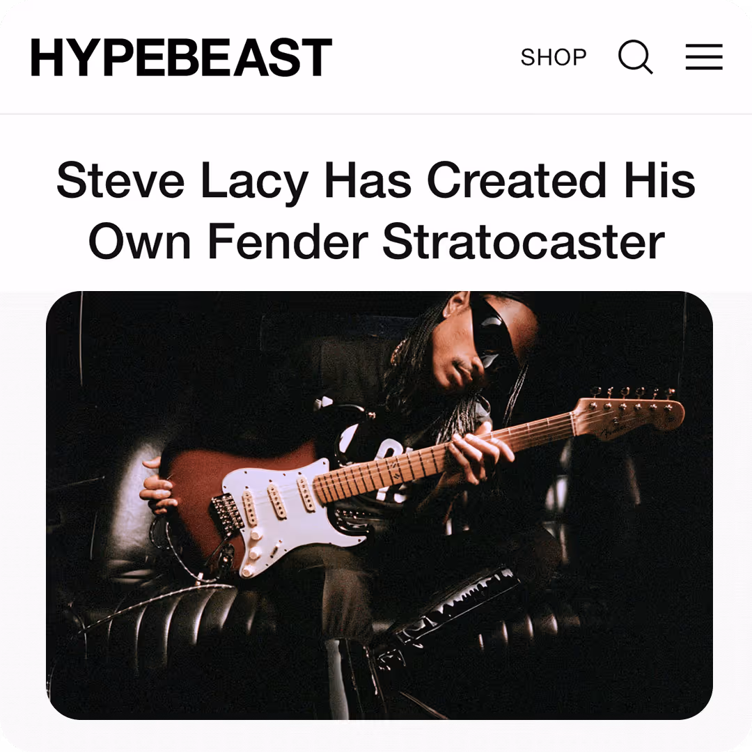 Fender - HypeBeast Article