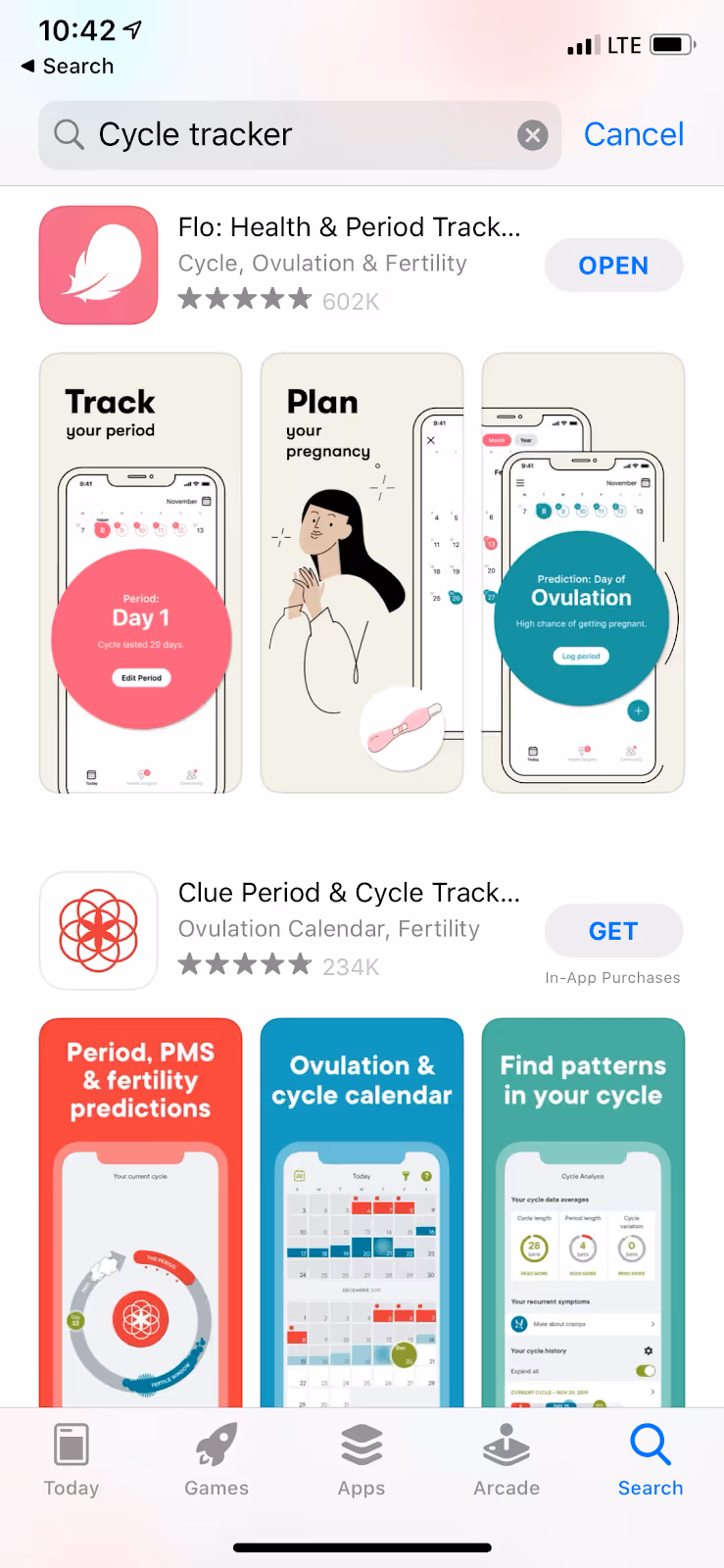 Flo App Cycle Tracker