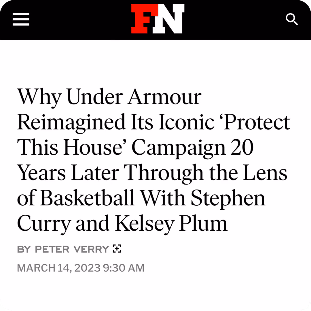 Under Armour - FN News Article