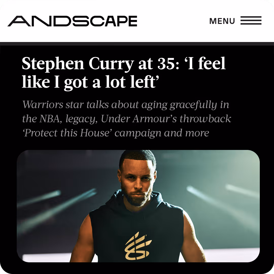 Under Armour - ANDSCAPE Article