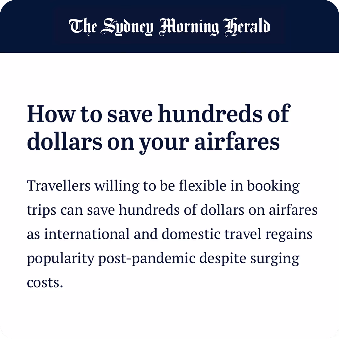 Kayak - The Sydney Morning Herald Article