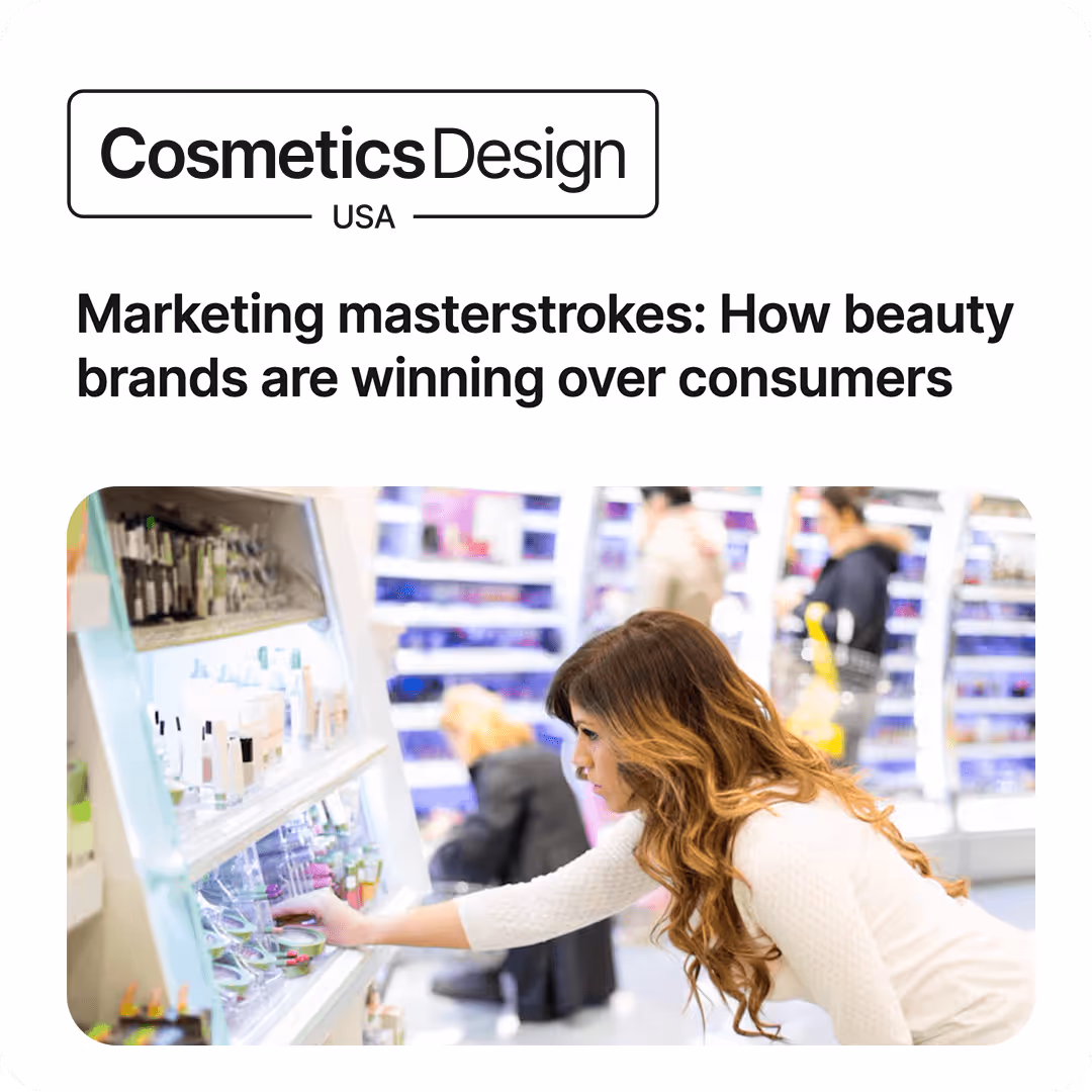 Media coverage from Cosmetics Design USA