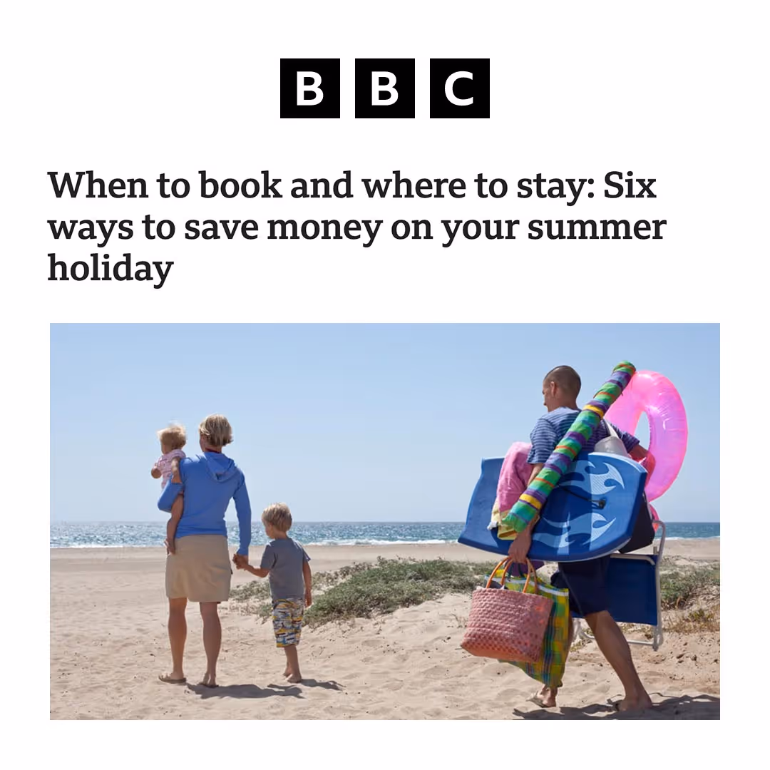 Praytell secured coverage on the BBC for Kindred summer travel data