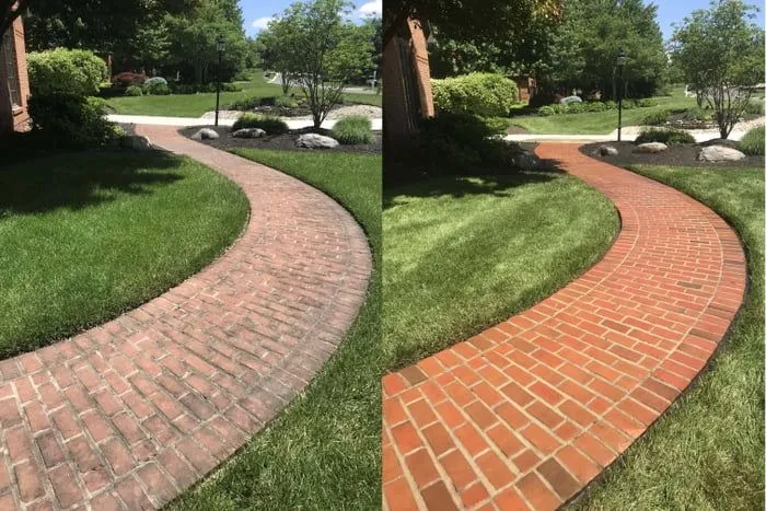 sidewalk pressure washing