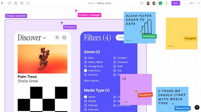 Création du prototype d'un site internet sur Figma