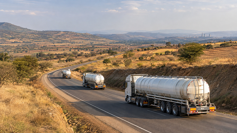 LNG trucking and virtual pipelines