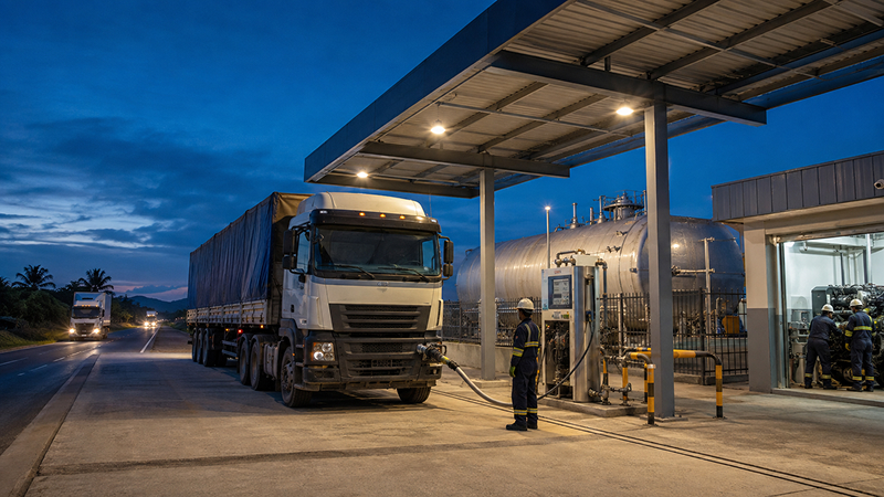 LNG conversions and fuelling stations