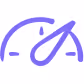 Speedometer icon with the needle pointing to a high level indicating fast speed or high performance.