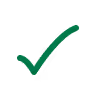 Green check mark symbol indicating success or completion.
