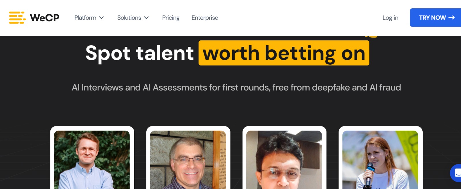 WeCP (We Create Problems) Homepage