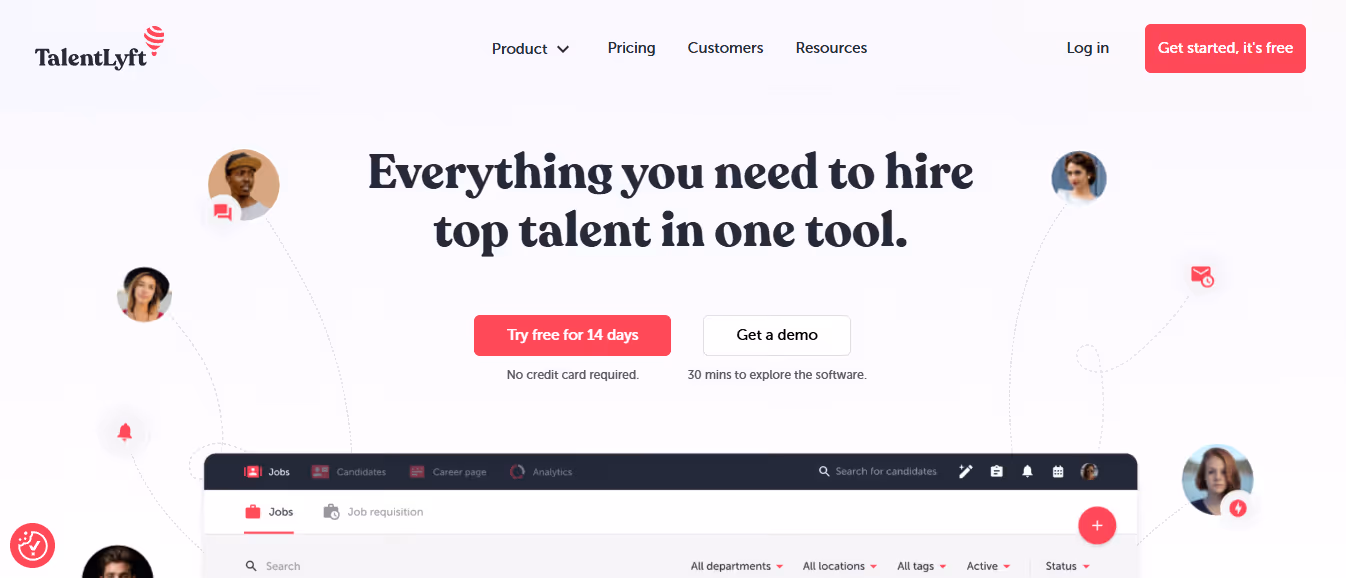 TalentLyft Homepage
