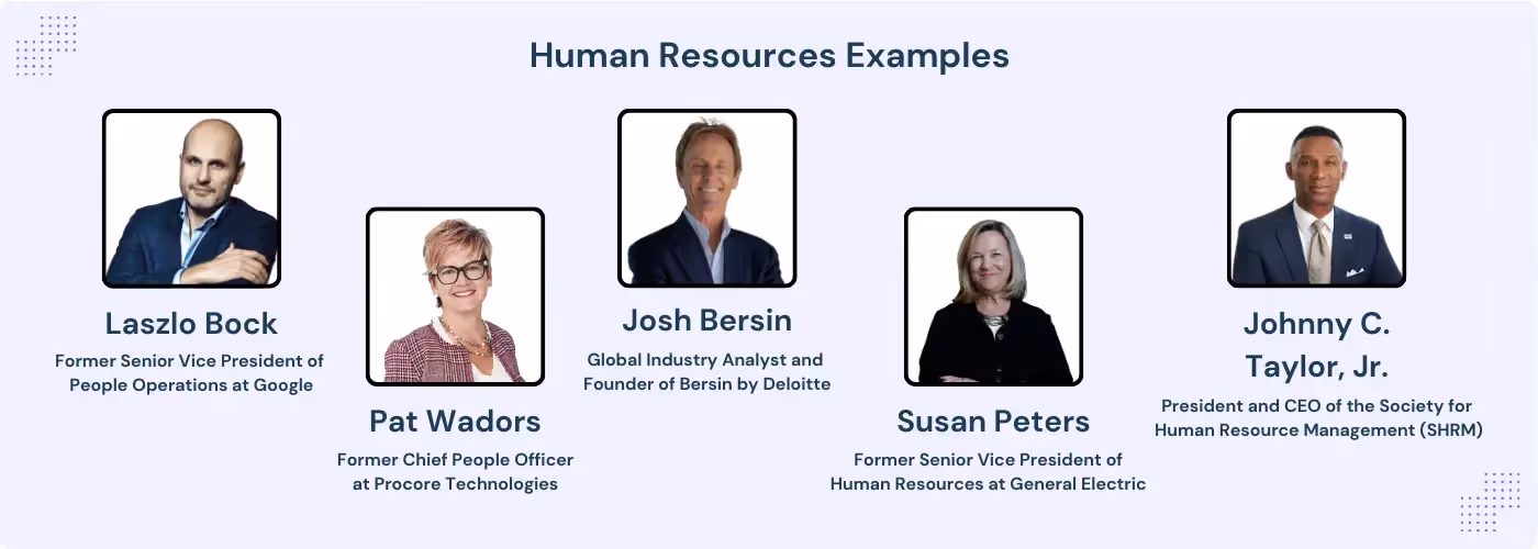 industry professionals in Human Resources