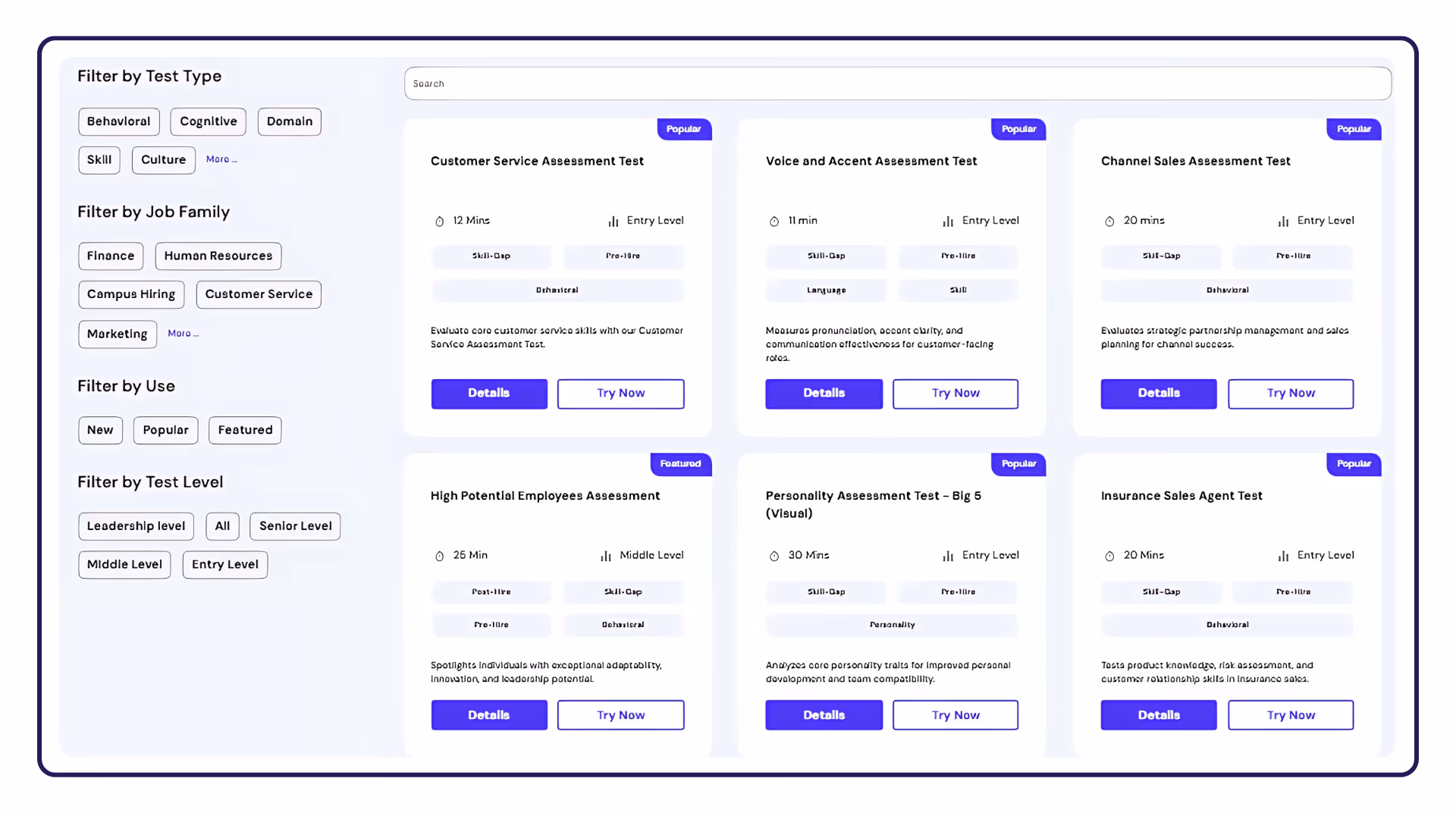 PMaps test library