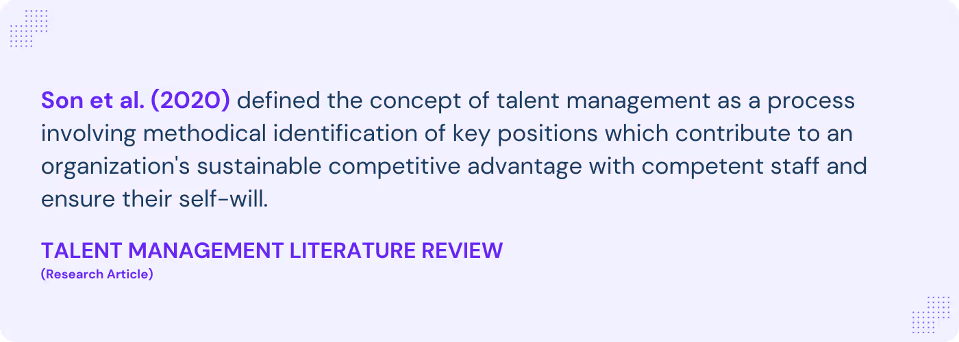 talent management in hrm
