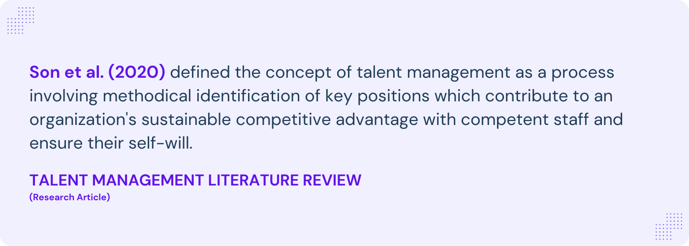 talent management in hrm