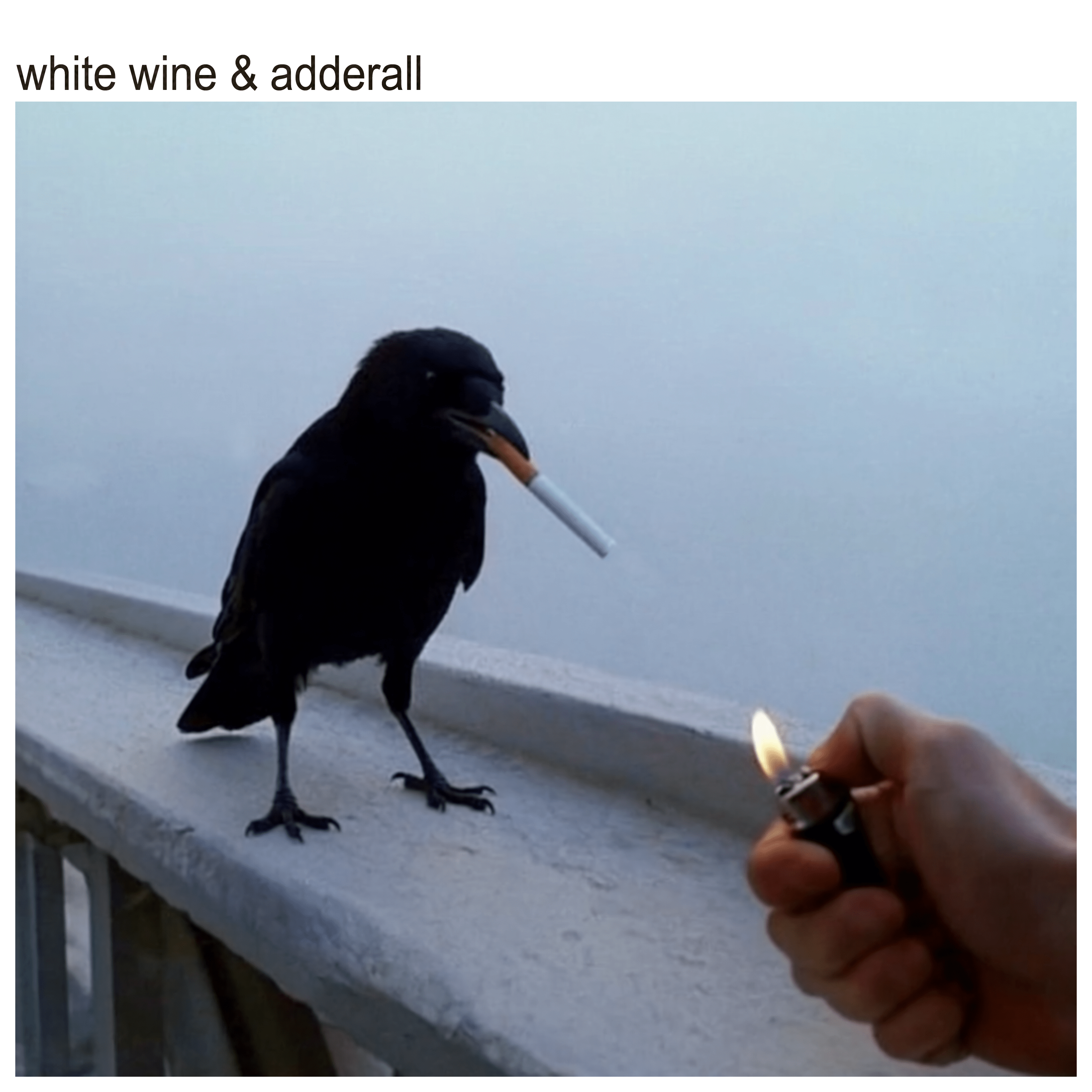 The Chainsmokers, "White Wine & Adderall" single cover art