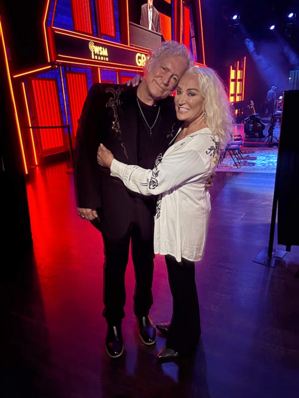 T. Graham Brown and Tanya Tucker at The Grand Ole Opry, Photo courtesy of The Grand Ole Opry