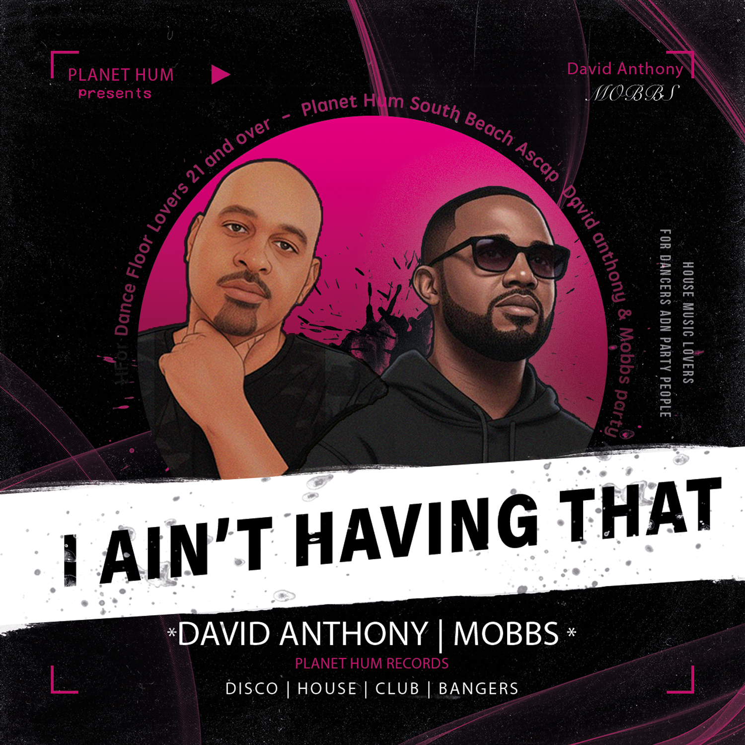 David Anthony & MOBBS, 'I Ain't Having That', single cover art