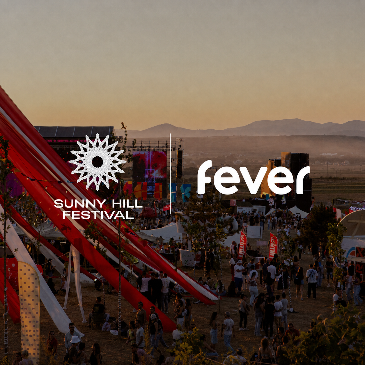 Sunny Hill Festival x Fever, official poster