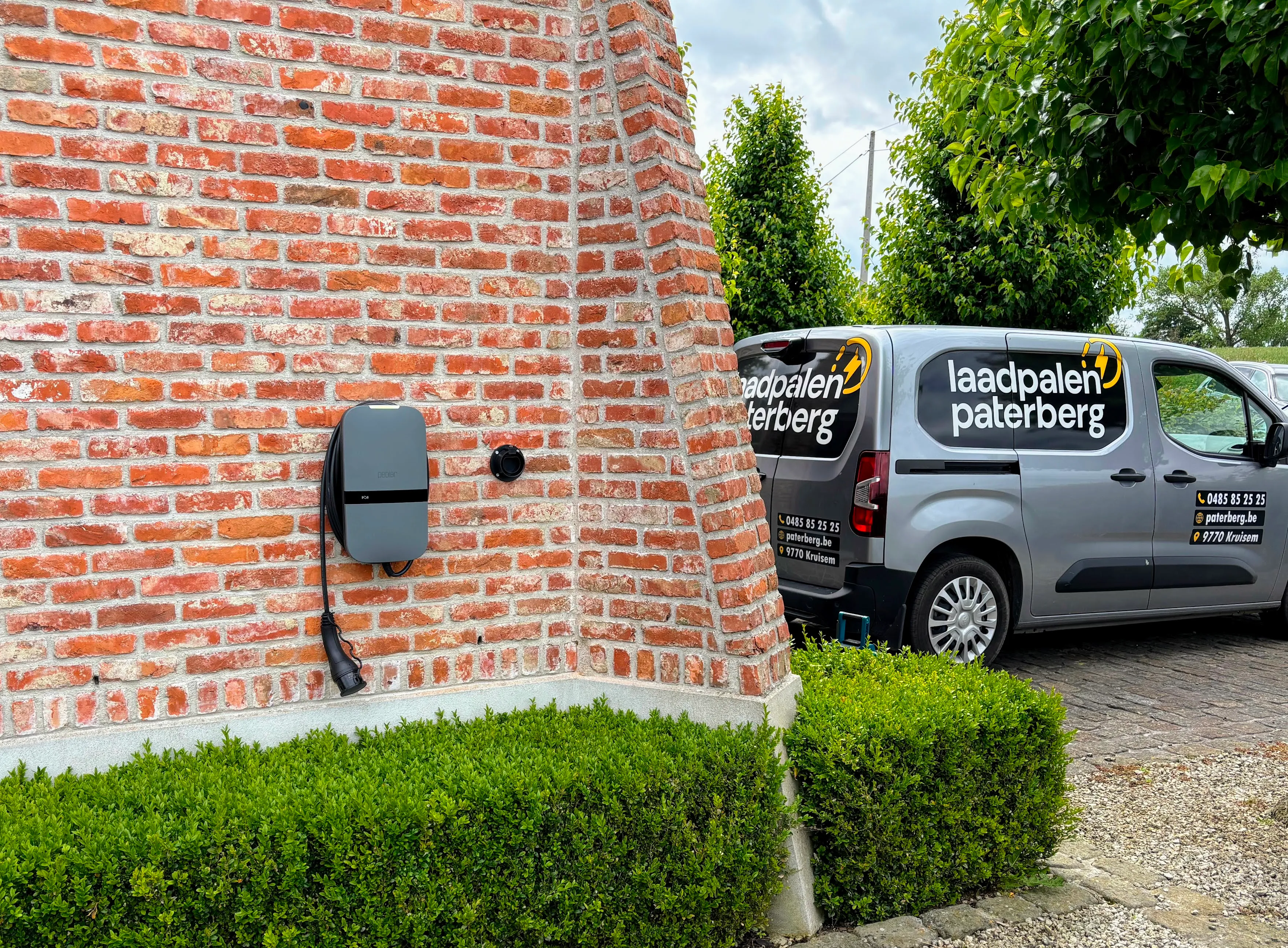 Installatie laadpaal Oostaker 3x230V