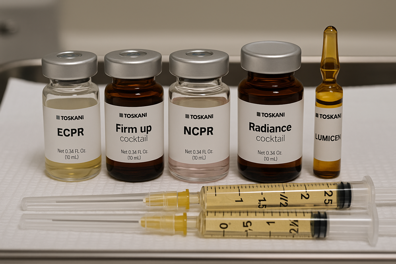 Toskani skin boosters with Lumicen salmon DNA for skin regeneration hydration and texture improvement