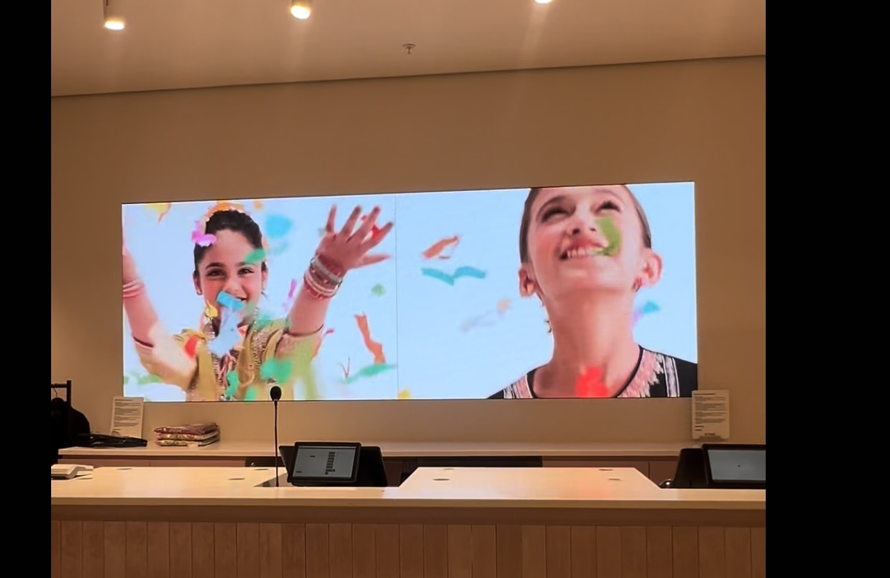 ETHNC LED video wall installation at Westfield London
