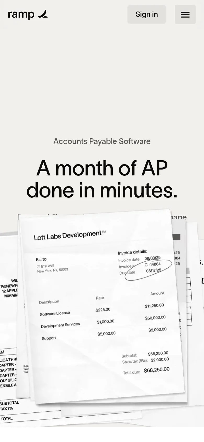 Ramp Accounts Payable