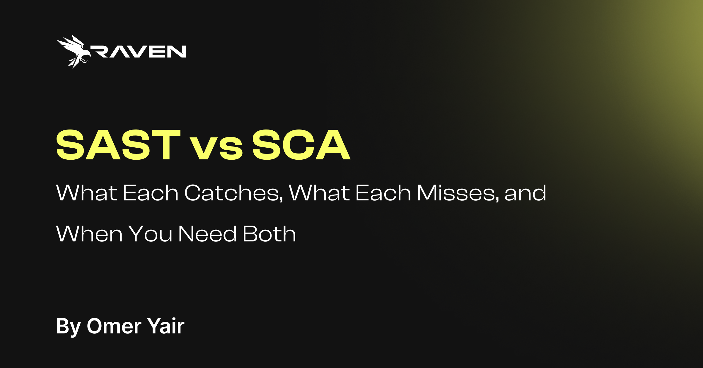 SAST vs SCA: What Each Catches, What Each Misses, and When You Need Both