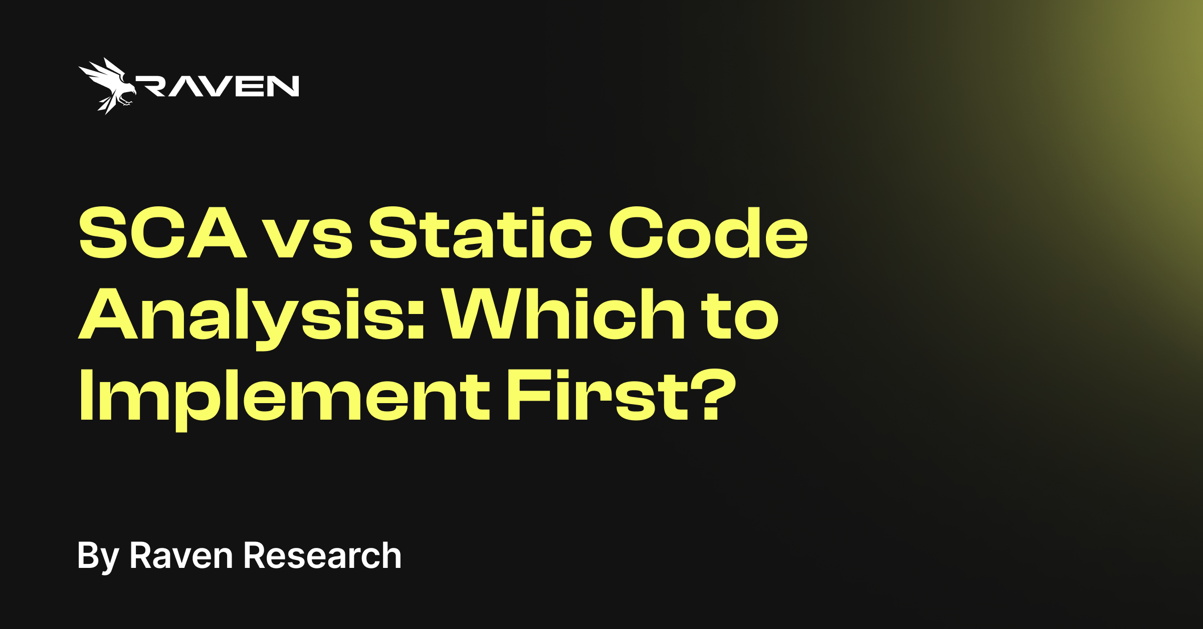 Software Composition Analysis vs Static Code Analysis: Which Should You Implement First?