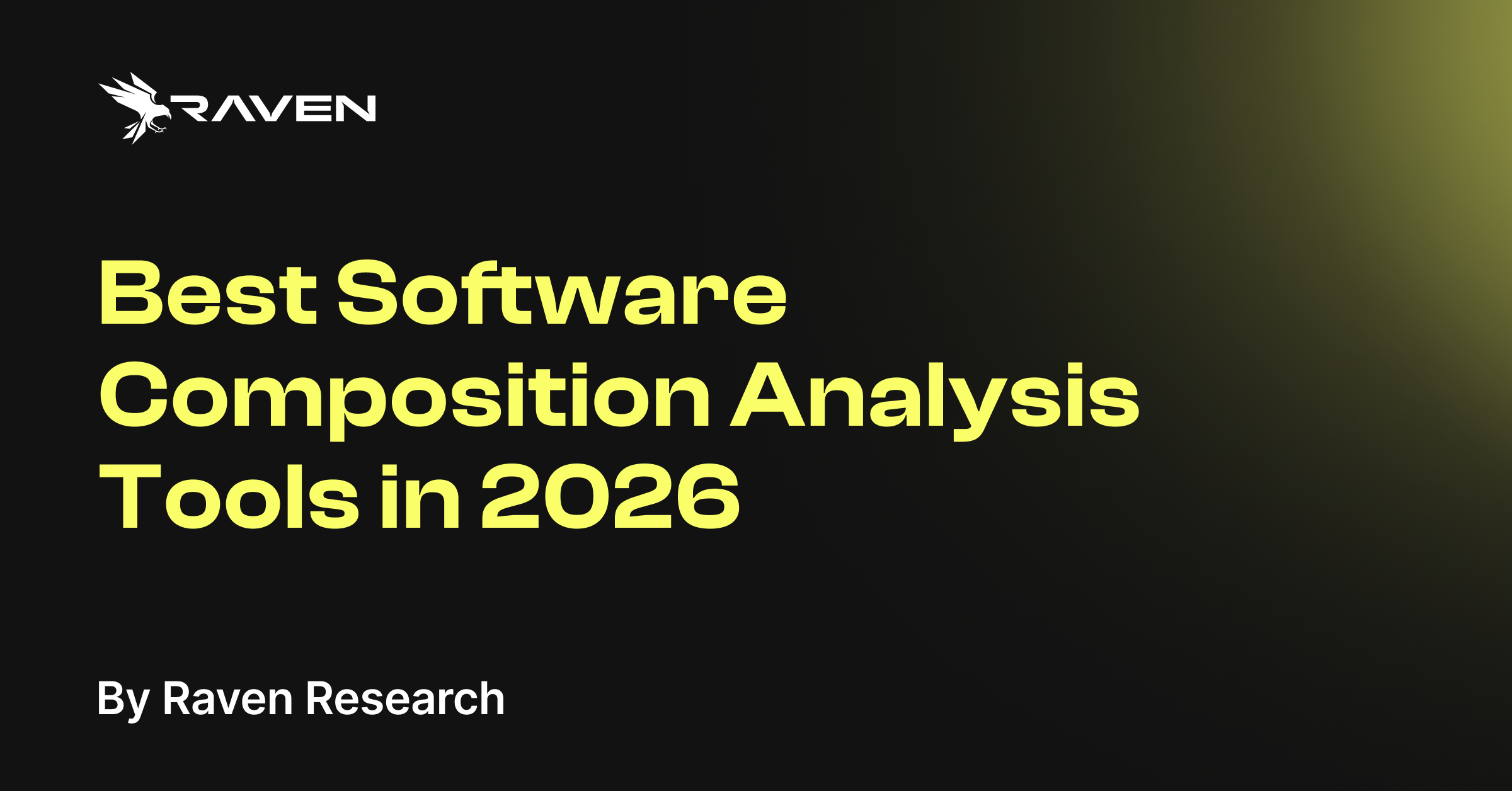 Best Software Composition Analysis Tools in 2026