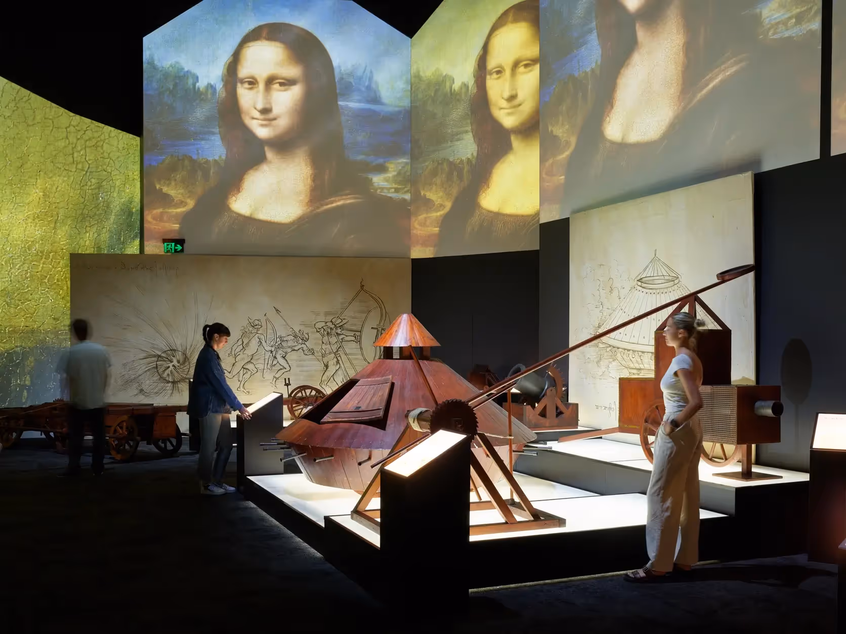 Leonardo da Vinci's tank machine invention