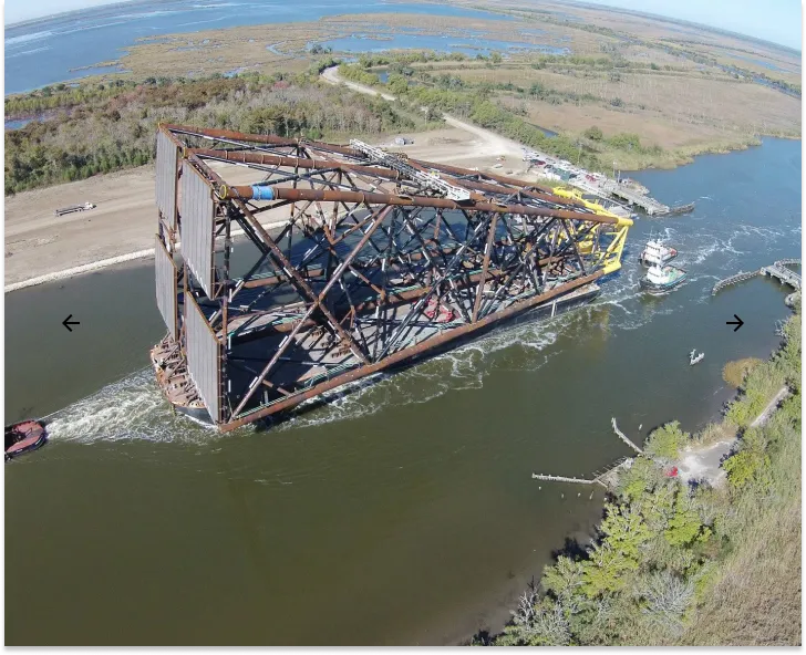 Bridge and water under