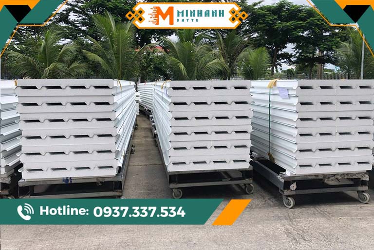 tấm Panel EPS dùng làm mái cho nhiều công trình