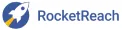 RocketReach company logo with a blue and yellow rocket icon.