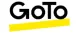 GoTo company logo with black text and a yellow underline.