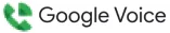 Google Voice logo with green stylized phone icon and text.
