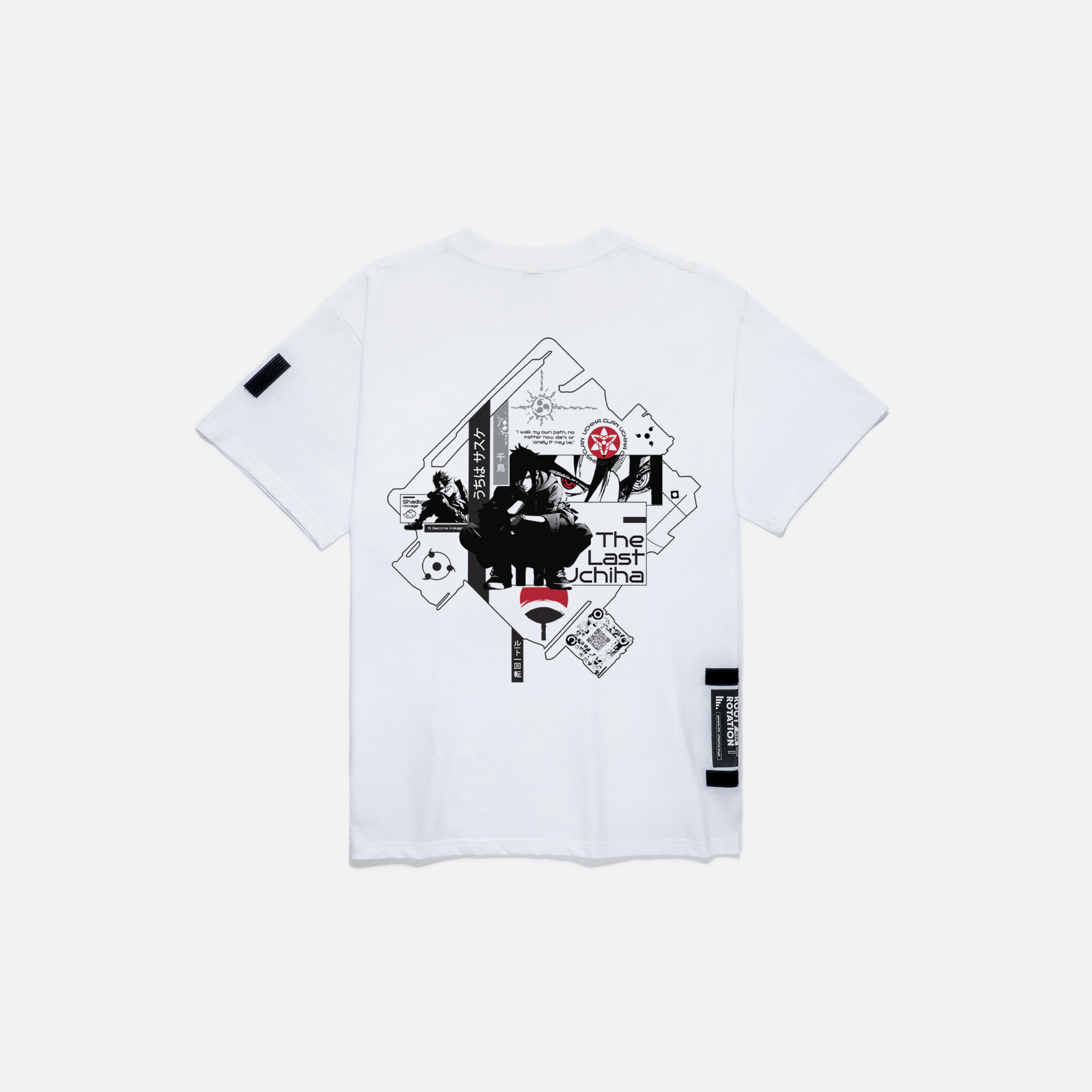 Áo Thun Oversize Sasuke Fanart Phản Quang AR