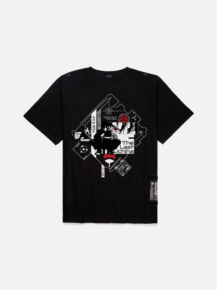 Áo Thun Oversize Sasuke Fanart Phản Quang AR