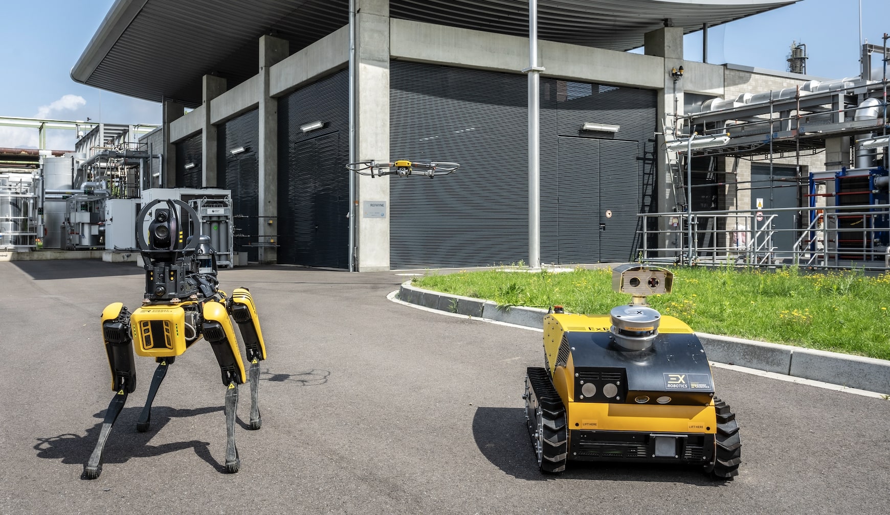 robot fleet at Shell