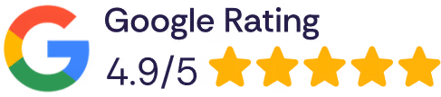 Google Rating 4.9/5