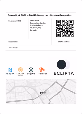 Illustration eines Oniva E-Tickets.