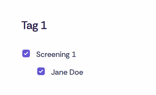 Auswahl der Option und Begleitperson.