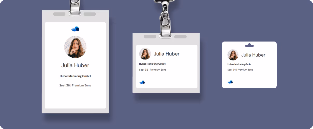 Die drei Badge-Formate im Vergleich
