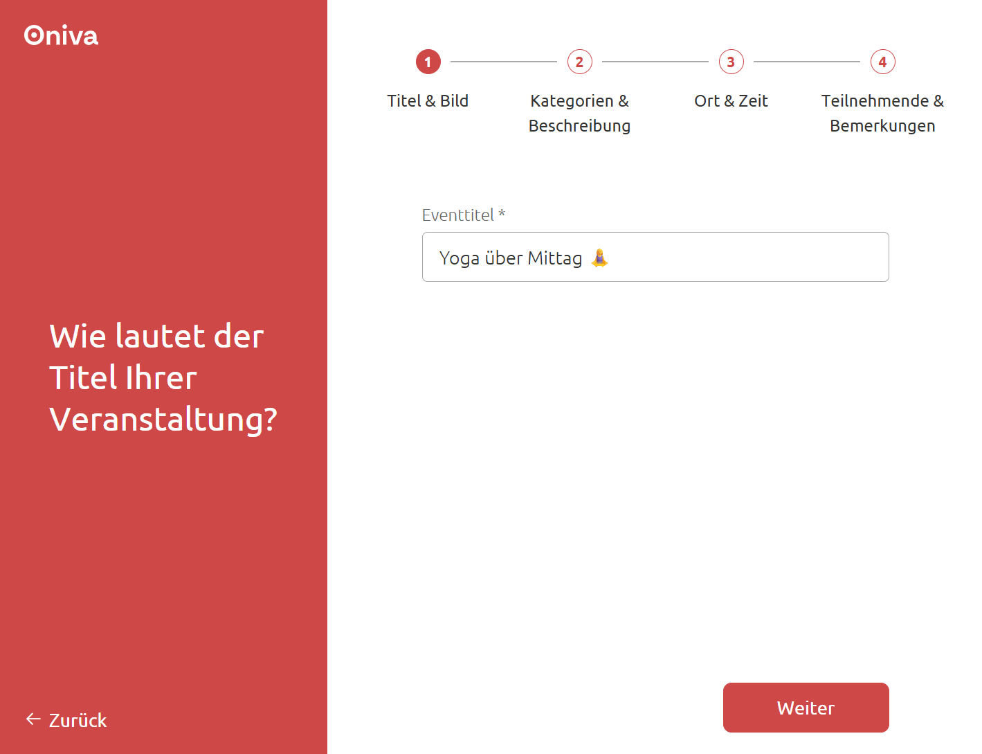 Events durch die Community in Oniva