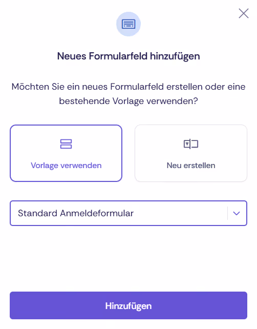 Formularvorlagen