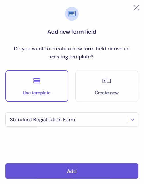 Form templates