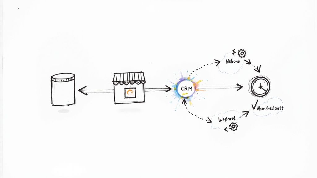 A screenshot from Zapier showing various SMS integrations with popular apps like HubSpot, Shopify, and Google Sheets, demonstrating the power of automated text messaging.