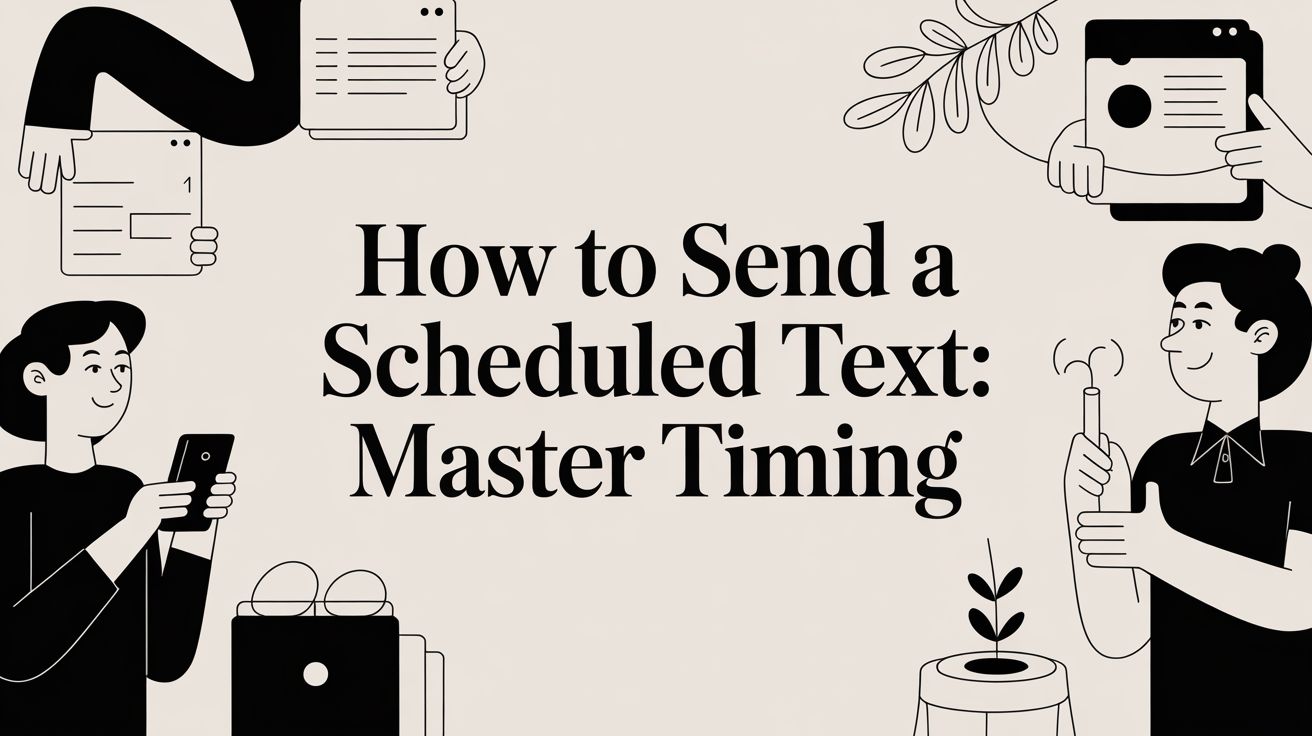 How to Send a Scheduled Text: Master Timing